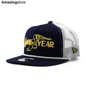 �j���[�G�� ���b�V���L���b�v GOLFER �i�X�J�[ GOODYEAR MESH CAP NAVY NEW ERA NASCAR �X�i�b�v�o�b�N SNAPBACK �X�q �����Y ���f�B�[�X �l�C�r�[ /NAVY 24_8