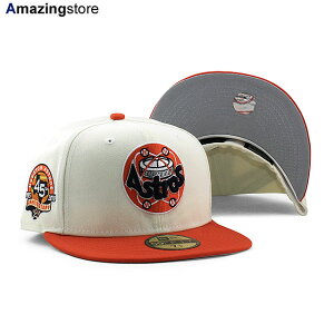 �j���[�G�� �L���b�v 59FIFTY �q���[�X�g�� �A�X�g���Y MLB 45TH ANNIVERSARY GREY BOTTOM FITTED CAP CREAM NEW ERA HOUSTON ASTROS �X�q �����Y ���f�B�[�X �j�����p �T�C�h�p�b�` SIDEPATCH �N���[�� /CREAM COLOR_BOTTOM 24_