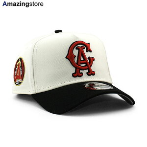 EU���� �j���[�G�� �L���b�v 9FORTY �X�i�b�v�o�b�N �J���t�H���j�A �G���[���X MLB 25TH ANNIVERSARY GREY BOTTOM A-FRAME SNAPBACK CAP CREAM NEW ERA CALIFORNIA ANGELS �X�q �����Y ���f�B�[�X �N���[�� /CREAM EU940AF 26_1
