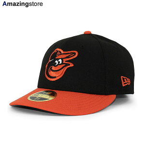 �j���[�G�� �L���b�v 59FIFTY �{���`���A �I���I�[���Y MLB ON-FIELD AUTHENTIC ROAD LC LOW CROWN FITTED CAP LP BLACK NEW ERA BALTIMORE ORIOLES �X�q �����Y ���f�B�[�X �j�����p �u���b�N /BLK 25_1