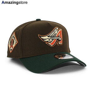 EU j[G Lbv 9FORTY XibvobN T[X G[X MLB GREY BOTTOM A-FRAME SNAPBACK CAP BROWN NEW ERA LOS ANGELES ANGELS Xq Y fB[X uE /BRN EU940AF 25_8RE_0807
