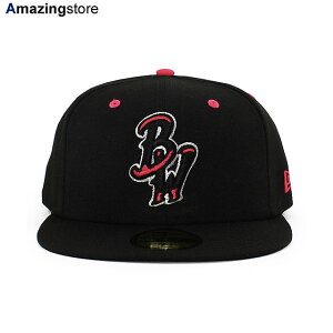 �j���[�G�� �L���b�v 59FIFTY �y���T�R�[�� �u���[���t�[�Y MiLB ON-FIELD AUTHENTIC ALTERNATE-3 FITTED CAP BLACK NEW ERA PENSACOLA BLUE WAHOOS �u���b�N MARLINS �}�[�����Y �X�q �����Y ���f�B�[�X /BLK 25_8RE_25_9RE_0903