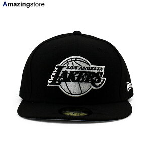 �j���[�G�� �L���b�v 59FIFTY ���T���[���X ���C�J�[�Y NBA TEAM BASIC FITTED CAP BLACK WHITE NEW ERA LOS ANGELES LAKERS �X�q �����Y ���f�B�[�X �j�����p �u���b�N /BLK 25_7RE_0729