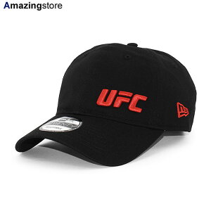 ニューエラ キャップ 9TWENTY ストラップバック UFC FLAWLESS LOGO STRAPBACK CAP BLACK NEW ERA 帽子 メンズ レディース 男女兼用子 総合格闘技 ローキャップ LOW CAP ブラック /BLK 25_9RE_0926