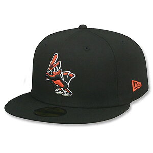 ニューエラ キャップ 59FIFTY ボルチモア オリオールズ MLB BATTER BIRD FITTED CAP BLACK NEW ERA BALTIMORE ORIOLES 帽子 メンズ レディース 男女兼用 ブラック マスコット MASCOT /BLK BIG_SIZE 25_9