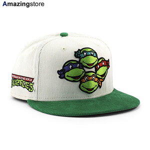 �j���[�G�� �L���b�v 9FIFTY �X�i�b�v�o�b�N �e�B�[���G�C�W �~���[�^���g �j���W�� �^�[�g���Y FACES CORDUROY SNAPBACK CAP CREAM NEW ERA TEENAGE MUTANT NINJA TURTLES �N���[�� �O���[�� �X�q �����Y ���f�B�[