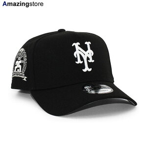 EU���� �j���[�G�� �L���b�v 9FORTY �X�i�b�v�o�b�N �j���[���[�N ���b�c MLB 2000 WORLD SERIES SUBWAY SERIES 25TH ANNIVERSARY GREY BOTTOM A-FRAME SNAPBACK CAP BLACK NEW ERA NEW YORK METS �X�q �����Y ���f�B�[�X �u���b�N 