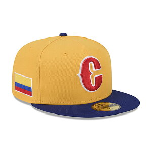 �j���[�G�� �L���b�v 59FIFTY WBC �R�����r�A 2026 WORLD BASEBALL CLASSIC FITTED CAP GOLD NEW ERA COLOMBIA 5950 ���[���h�V���[�Y�N���V�b�N �싅 �X�q �����Y ���f�B�[�X �j�����p �S�[���h �C�G���[ 26_2
