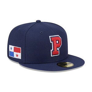 �j���[�G�� �L���b�v 59FIFTY WBC �p�i�}���a�� 2026 WORLD BASEBALL CLASSIC FITTED CAP NAVY NEW ERA PANAMA 5950 ���[���h�V���[�Y�N���V�b�N �싅 �l�C�r�[ �X�q �����Y ���f�B�[�X �j�����p 26_2