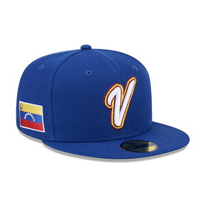 �j���[�G�� �L���b�v 59FIFTY WBC �x�l�Y�G�� 2026 WORLD BASEBALL CLASSIC FITTED CAP ROYAL NEW ERA VENEZUELA 5950 ���[���h�V���[�Y�N���V�b�N �싅 �u���[ �X�q �����Y ���f�B�[�X �j�����p 26_2