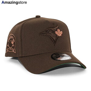 EU���� �j���[�G�� �L���b�v 9FORTY �X�i�b�v�o�b�N �g�����g �u���[�W�F�C�Y MLB 40TH SEASON KELLY GREEN BOTTOM A-FRAME SNAPBACK CAP BROWN NEW ERA TORONTO BLUE JAYS �X�q �����Y ���f�B�[�X �T�C�h�p�b�` �G�[�t��