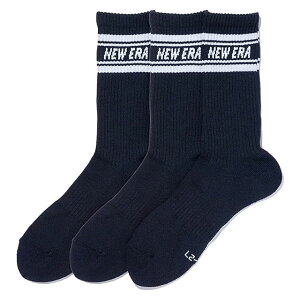 �j���[�G�� �C���ySOCKS CREW LINE 3PAIRS/NAVY�z NEW ERA �\�b�N�X �l�C�r�[ [for3000 23_1_NEJP �� ]