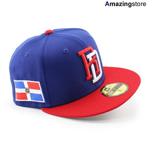 �j���[�G�� 59FIFTY WBC �h�~�j�J���a�� �y2023 WORLD BASEBALL CLASSIC FITTED CAP/NAVY-RED�z NEW ERA DOMINICAN REPUBLIC 23_8RE