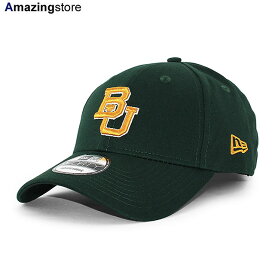 男女兼用 あす楽 ニューエラ キャップ 9FORTY ベイラー ベアーズ NCAA THE LEAGUE ADJUSTABLE CAP GREEN NEW ERA BAYLOR BEARS 帽子 グリーン /GRN 23_9RE_0911