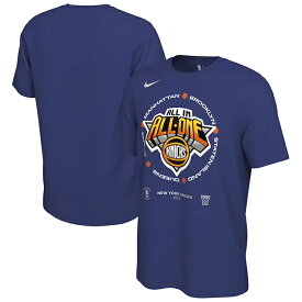 海外取寄 ナイキ Tシャツ ニューヨーク ニックス 2023 NBA PLAYOFFS MANTRA T-SHIRT ROYAL BLUE NEW YORK KNICKS [23_4_ プレーオフ イースタンカンファレンス]