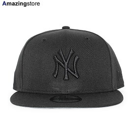 ニューエラ キャップ 9FIFTY スナップバック ニューヨーク ヤンキース MLB TEAM BASIC SNAPBACK CAP BLACKOUT NEW ERA NEW YORK YANKEES 帽子 メンズ レディース 男女兼用 ブラック /BLK 24_2RE_2_26