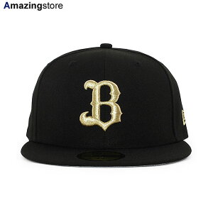�j���[�G�� �L���b�v 59FIFTY �I���b�N�X �o�t�@���[�Y NPB TEAM BASIC FITTED CAP BLACK GOLD NEW ERA ORIX BUFFALOES �X�q �����Y ���f�B�[�X �j�����p �u���b�N �S�[���h /BLK 25_6RE_0617