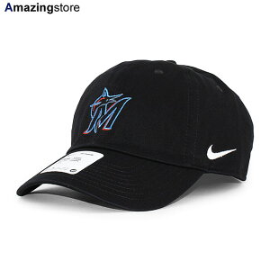 ナイキ キャップ マイアミ マーリンズ MLB HERITAGE 86 LOGO STRAPBACK CAP H86 BLACK NIKE MIAMI MARLINS 帽子 ブラック /BLK 23_8RE_0809