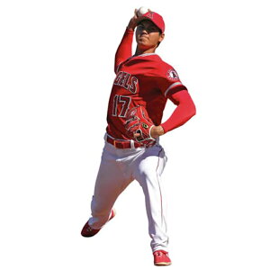 �C�O��� ��J�ĕ� ���T���[���X �G���[���X ���g�僊���[�o���E�H�[���X�e�b�J�[ SHOHEI OHTANI LOS ANGELES ANGELS LIFE SIZE REMOVABLE WALL DECAL 23_8