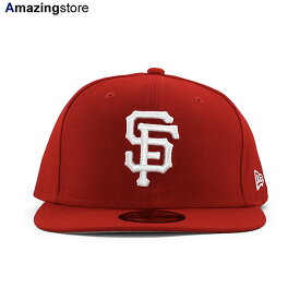 ニューエラ キャップ 59FIFTY サンフランシスコ ジャイアンツ MLB TEAM BASIC FITTED CAP RED WHITE NEW ERA SAN FRANCISCO GIANTS 帽子 メンズ レディース 男女兼用 レッド /RED BIG_SIZE 24_5RE_0529