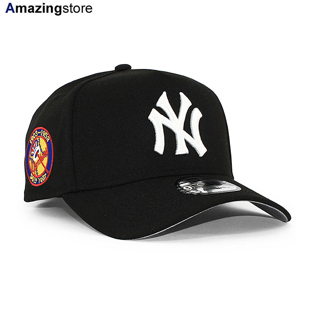 EU限定モデル ニューエラ キャップ 9FORTY ニューヨーク ヤンキース MLB 50TH ANNIVERSARY GREY BOTTOM A-FRAME SNAPBACK CAP BLACK NEW ERA NEW YORK YANKEES 帽子 メンズ レディース ブラック /BLK EU940AF 24_2RE_24_3RE_0305：Amazingstore