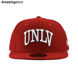 ニューエラ キャップ 59FIFTY UNLV レベルズ NCAA TEAM BASIC FITTED CAP RED NEW ERA UNLV REBELS 帽子 メンズ レディース 男女兼用 レッド /RED 23_12RE_12_29