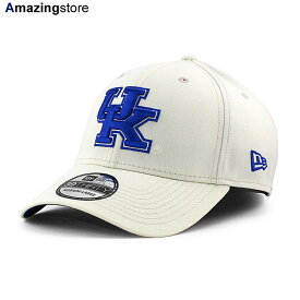 ニューエラ キャップ 39THIRTY ケンタッキー ワイルドキャッツ NCAA TEAM CLASSIC FLEX FIT CAP CHROME WHITE NEW ERA KENTUCKY WILDCATS 帽子 メンズ レディース 男女兼用 クロームホワイト /WHT 24_2RE_24_3RE_0305