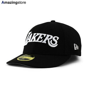 j[G Lbv 59FIFTY T[X CJ[Y NBA TEAM BASIC LC LOW CROWN FITTED CAP BLACK NEW ERA LOS ANGELES LAKERS Xq Y fB[X jp ubN /BLK NBALC 25_5RE_0523