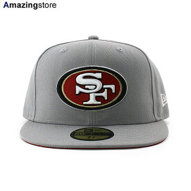 ニューエラ キャップ 59FIFTY サンフランシスコ フォーティーナイナーズ NFL TEAM BASIC RED BOTTOM FITTED CAP GREY SAN FRANCISCO 49ERS 帽子 メンズ レディース 男女兼用 グレー /GREY COLOR_BOTTOM 24_2_2NE