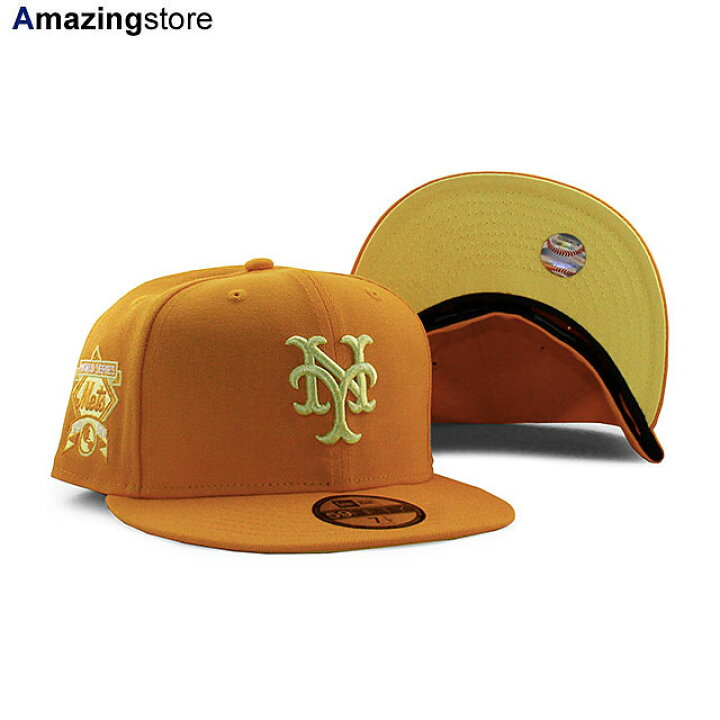 ニューエラ キャップ 59FIFTY ニューヨーク メッツ MLB 1969 WORLD SERIES LEMON BOTTOM FITTED CAP ORANGE NEW ERA NEW YORK METS 帽子 メンズ レディース 男女兼用 オレンジ ORG COLOR BOTTOM ワールドシリーズ 24 7RE 24 8RE 0802 Amazingstore
