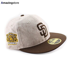 �j���[�G�� �L���b�v RC59FIFTY �T���f�B�G�S �p�h���X MLB RETRO CROWN MELTON WOOL FITTED CAP BROWN NEW ERA SAN DIEGO PADRES / �X�q �싅�X ���j�Z�b�N�X �`�[���J���[ �u���E��