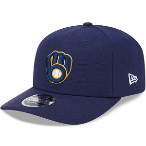 �j���[�G�� �L���b�v 9SEVENTY �X�g���b�` �X�i�b�v�o�b�N �~���E�H�[�L�[ �u�����[�Y�@MLB STRETCH SNAPBACK CAP NAVY MILWAUKEE BREWERS �X�q �����Y ���f�B�[�X �j�����p 970SS ���W���[���[�O �l�C�r�[ 26_5R
