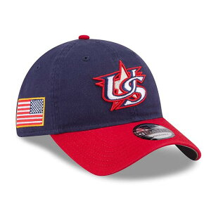 �j���[�G�� �L���b�v 9TWENTY �X�g���b�v�o�b�N WBC �A�����J 2026 WORLD BASEBALL CLASSIC STRAPBACK CAP NAVY NEW ERA USA �l�C�r�[ 26_2
