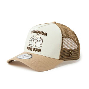 �j���[�G�� ���b�V���L���b�v 9FORTY �������� HACHIWARE USAGI A-FRAME TRUCKER MESH CAP KHAKI NEW ERA CHIIKAWA �n�`���� ������