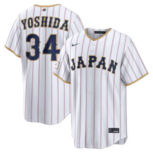 WBC �g�c�������f�� �C�O��� �i�C�L ���v���J���j�t�H�[�� ���{��\ 2026 WORLD BASEBALL CLASSIC HOME STADIUM JERSEY WHITE NIKE SAMURAI JAPAN MASATAKA YOSHIDA