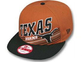 NEW ERA TEXAS LONGHORNS 【2T STILL ANGLIN SNAPBACK/B ORG-BLK】ニューエラ テキサス ロングホーンズ 9FIFTY スナップバック [帽子 ヘッドギア CAP キャップ KEVIN DURANT ケビン デュラント出身校 大きい サイズ メンズ レディース 大学 カレッジ 15_3_2SNA_15_3_3]