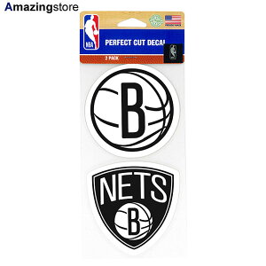 �E�B���N���t�g �u���b�N���� �l�b�c �X�e�b�J�[ �yBROOKLYN NETS NBA PERFECT CUT DECAL�z WINCRAFT [for3000 19_10_5ACC 19_11_1]