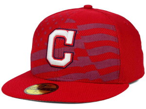 NEW ERA CLEVELAND INDIANS y2015 JULY 4TH STARS N STRIPES/REDz j[G N[uh CfBAX ItB[h 59FIFTY tBbebh Lbv FITTED CAP  STARS&STRIPES bh  [Xq X^[