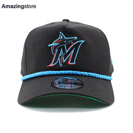 ニューエラ 9FORTY スナップバックキャップ マイアミ マーリンズ MLB A-FRAME SNAPBACK CAP BLACK NEW ERA MIAMI MARLINS 帽子 メンズ レディース 男女兼用 ブラック /BLK 24_3_7