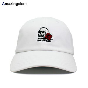 �y�����y�Ή��z7���j�I�� �X�g���b�v�o�b�N �ySKULL&ROSE STRAPBACK/WHITE�z 7UNION [20_8_4SU20_8_5]