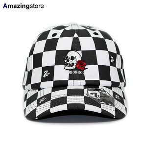 �y�����y�Ή��z7���j�I�� �X�g���b�v�o�b�N �ySKULL&ROSE STRAPBACK/BLACK-WHITE�z 7UNION [20_9_5SU20_10_1]