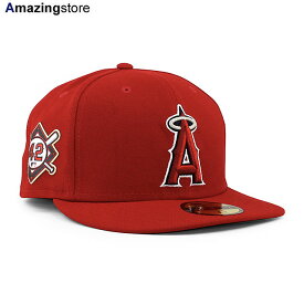 【ジャッキー ロビンソンデーモデル】ニューエラ 59FIFTY ロサンゼルス エンゼルス 【MLB JACKIE ROBINSON DAY FITTED CAP/RED】 NEW ERA LOS ANGELES ANGELS レッド [21_6_1NE]