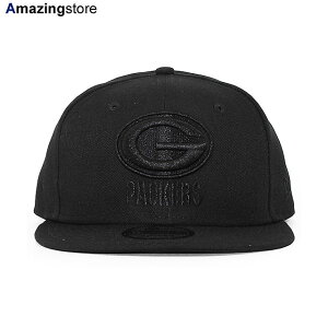 �j���[�G�� �L���b�v 9FIFTY �X�i�b�v�o�b�N �O���[���x�C �p�b�J�[�Y NFL TEAM BASIC SNAPBACK CAP BLACKOUT NEW ERA GREEN BAY PACKERS �X�q �����Y ���f�B�[�X �j�����p �u���b�N /BLK 25_11RE_1111
