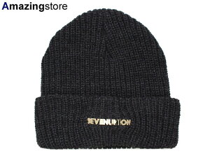 �y�S4�F�z7UNION �yCHUNKY/CHACOAL�z 7���j�I�� KNIT BEANIE �j�b�g�X �r�[�j�[ [�X�q cap �L���b�v �����Y ���f�B�[�X 16_11_5SUV 12_2]