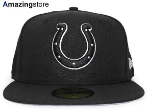 NEW ERA INDIANAPOLIS COLTS yNFL TEAM-BASIC/BLACK-WHITEz j[G CfBAi|X Rc 59FIFTY tBbebh Lbv FITTED CAP ubN zCg BLK WHT [Xq cap 傫 TCY Y fB[X