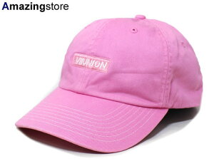 �y�S4�F�z7UNION �yBOX ICON BENT STRAPBACK/PINK�z 7���j�I�� �Z�u�����j�I�� �X�g���b�v�o�b�N ���[�v���t�@�C���L���b�v LOW PROFILE CAP DAD HAT TWILL CAP �s���N [�X�q cap �L���b�v �j���p �����p �����Y ��