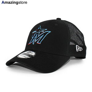 �j���[�G�� ���b�V���L���b�v 9FORTY �}�C�A�~ �}�[�����Y MLB TRUCKER MESH CAP BLACK NEW ERA MIAMI MARLINS �X�i�b�v�o�b�N SNAPBACK �X�q �����Y ���f�B�[�X �j�����p �u���b�N /BLK 940 26_4RE_0403
