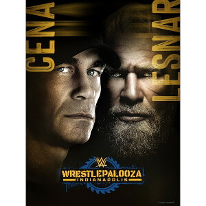 bXp[U2025 CO FANATICS AUTHENTIC |X^[ W Vi VS ubNEXi[ WRESTLEPALOOZA 2025 18" x 24" EVENT MATCH POESTER RAW SMACKDOWN vX ObY GOODS  CeA