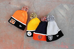 j[G jbg r[j[ VJS xA[YyNFL THROWBACK FIRESIDE POM KNIT BEANIE CAP/NAVY-ORANGEz NEW ERA CHICAGO BEARS Xq fbhXgbN [22_2DEAD+STOCK]