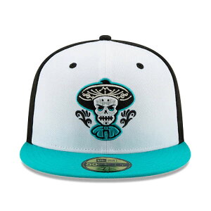�j���[�G�� �L���b�v 59FIFTY �A���o�J�[�L �A�C�\�g�[�v�X MiLB COPA DE LA DIVERSION FITTED CAP WHITE BLACK AQUA NEW ERA ALBUQUERQUE ISOTOPES �z���C�g �u���b�N �A�N�A ���b�L�[�Y ROCKIES BIG_SIZE /WHT �X�q �����Y ��